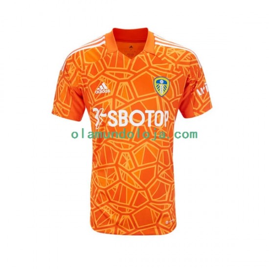 Camisola Leeds United Guarda-redes Homem Equipamento Segundo 2022-2023 Manga Curta